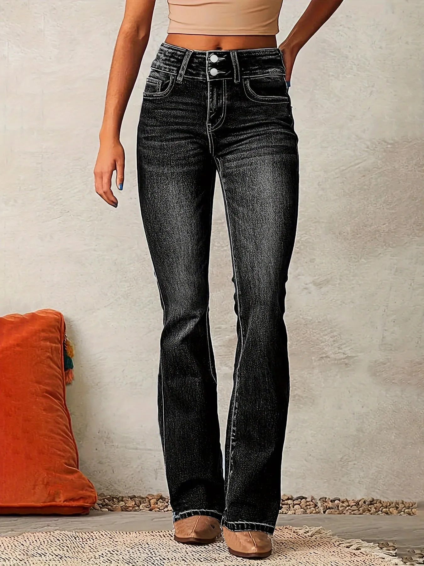 Judith® | High waist flared jeans