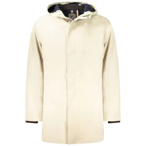 K-WAY Beige Polyester Men Jacket
