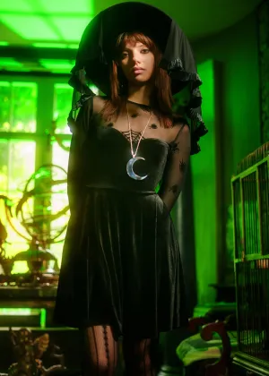 Killstar x Beetlejuice Here Lies Beetlejuice Mini Dress Black