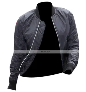 Kim Kardashian Black Bomber Designer Jacket