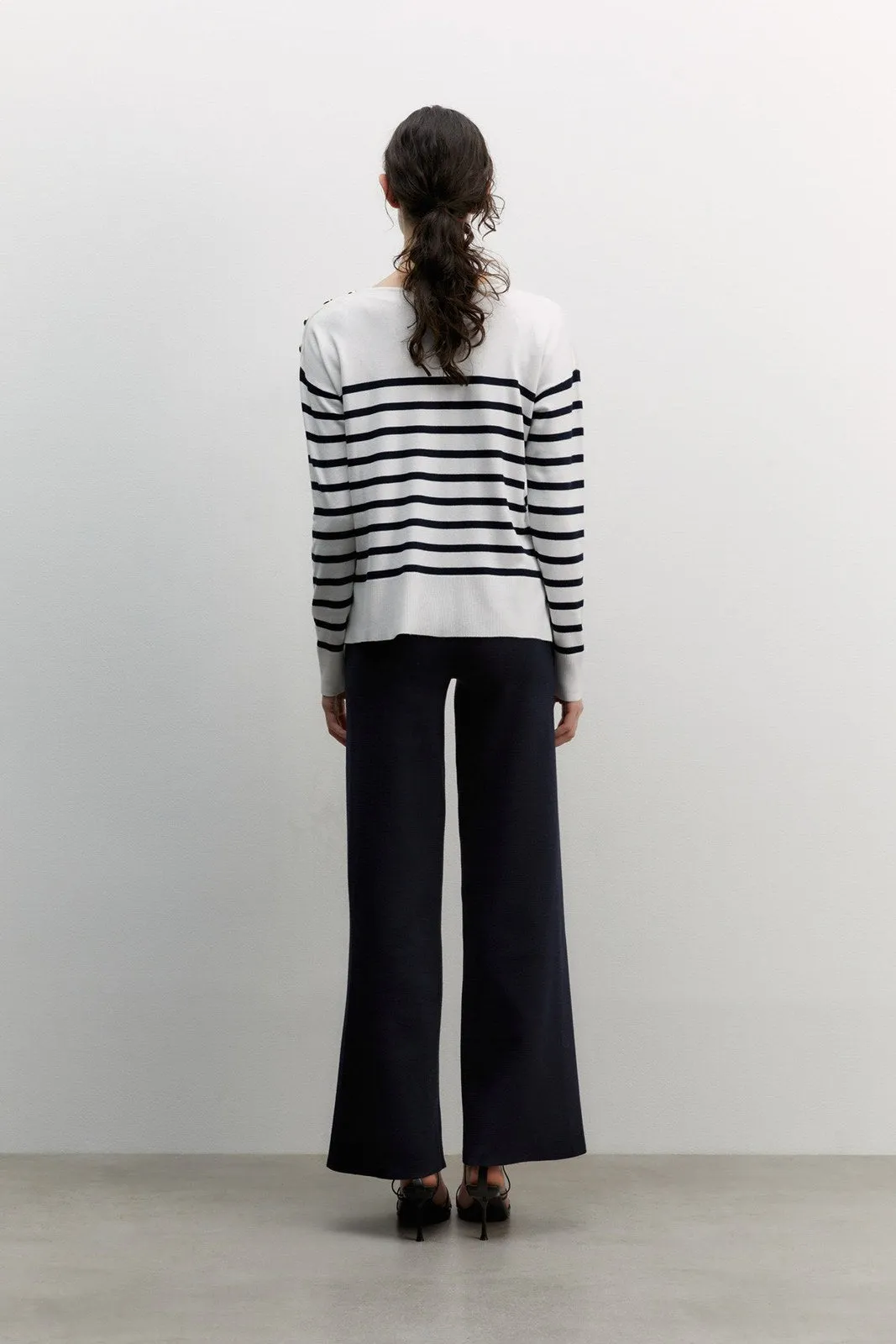 Knit sweater - White