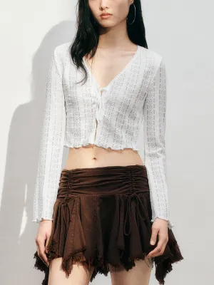 Lace Cropped Blouses