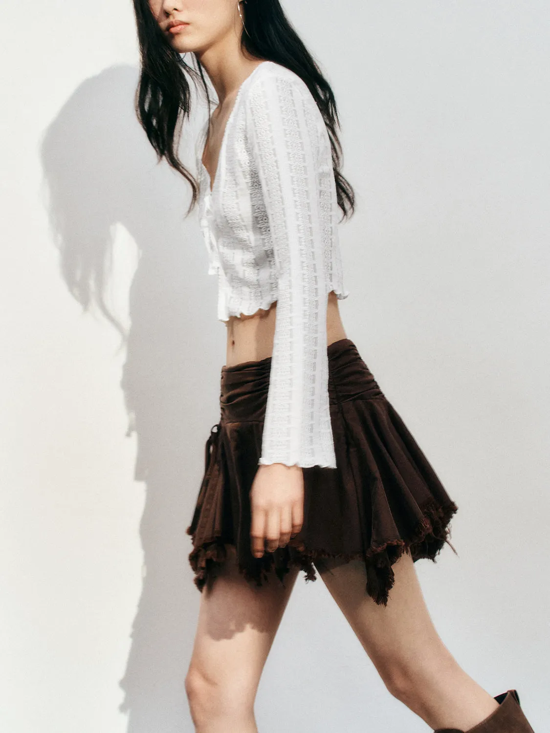Lace Cropped Blouses