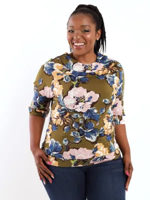 Ladies Dolman Sleeve Slinky Top
