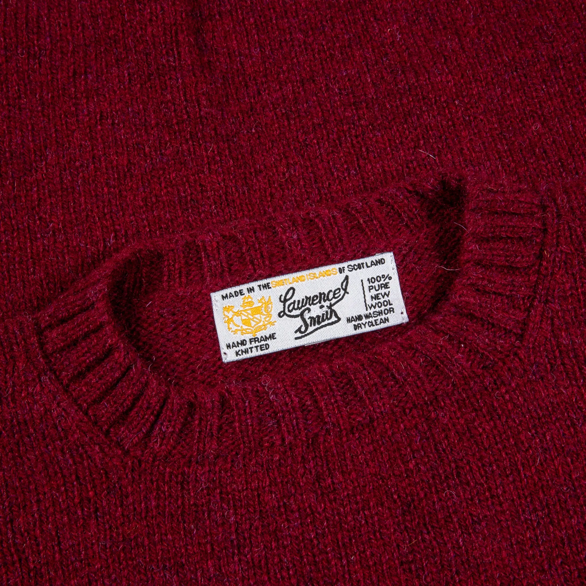 Laurence J. Smith  Super soft Seamless Crew Neck Pullover Bord Mix