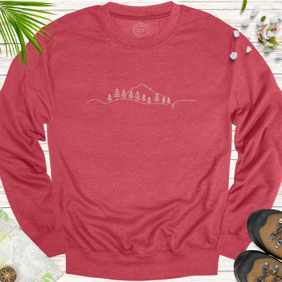 Lines of The Pines Unisex Sweatshirt