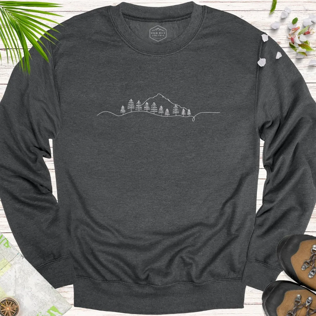 Lines of The Pines Unisex Sweatshirt