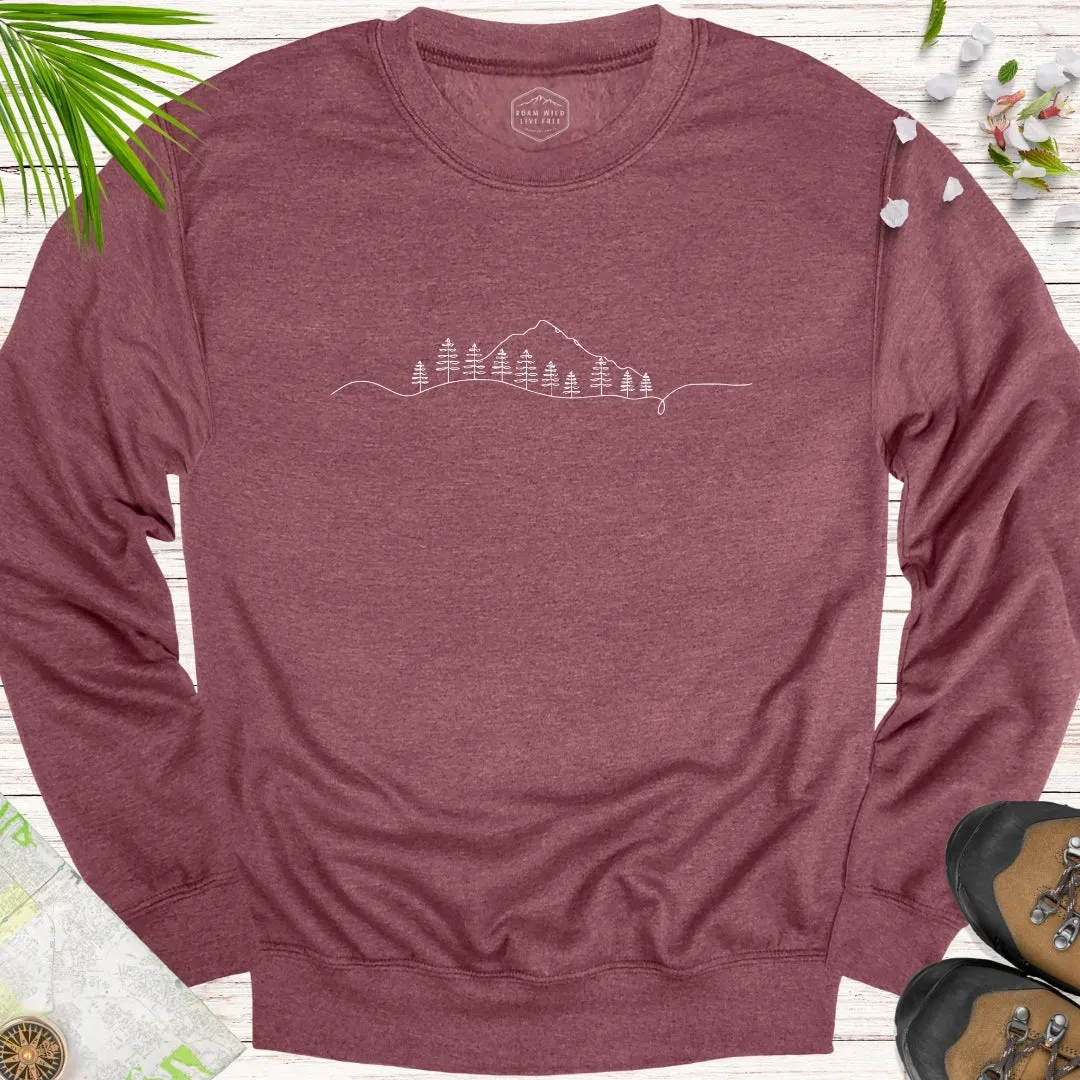 Lines of The Pines Unisex Sweatshirt