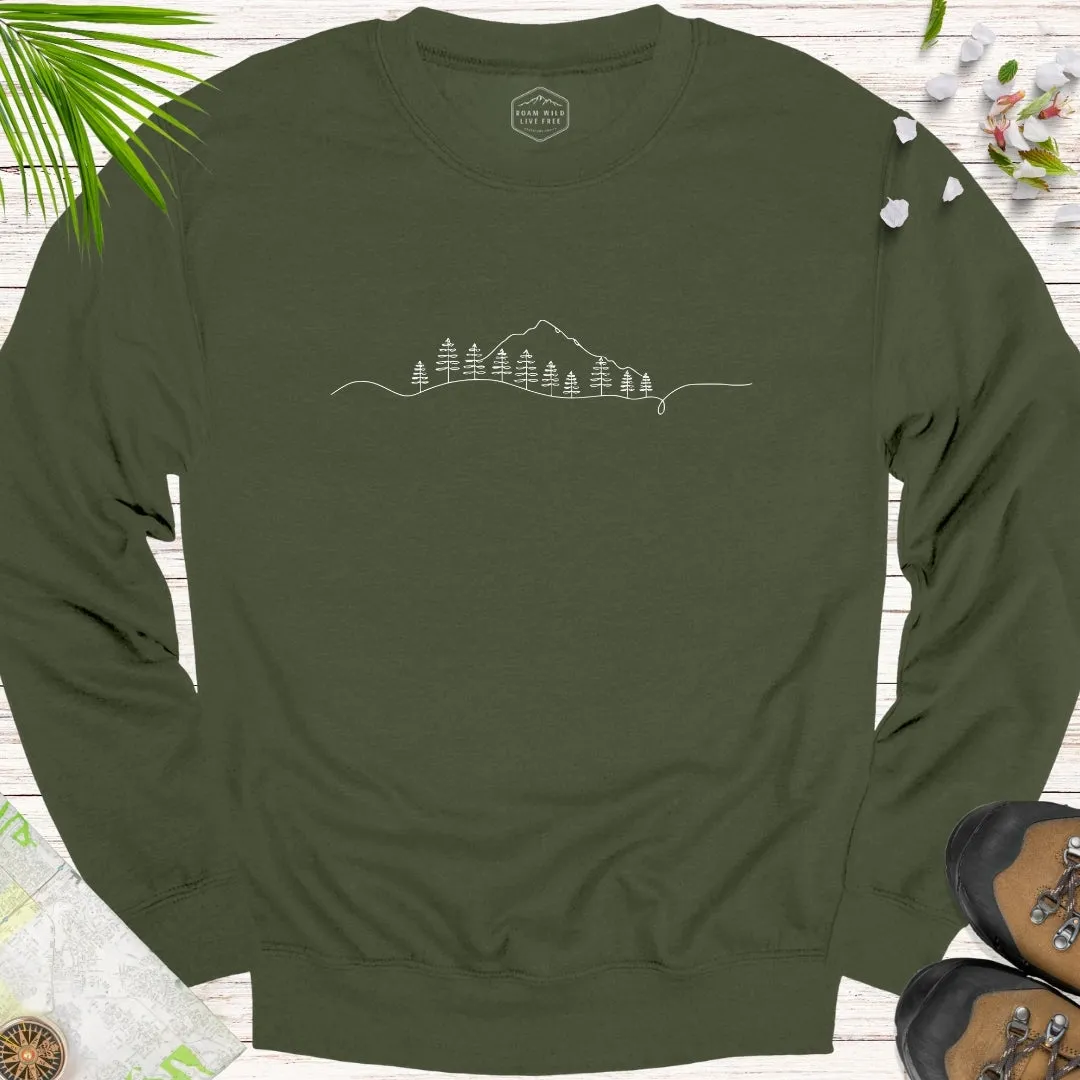 Lines of The Pines Unisex Sweatshirt