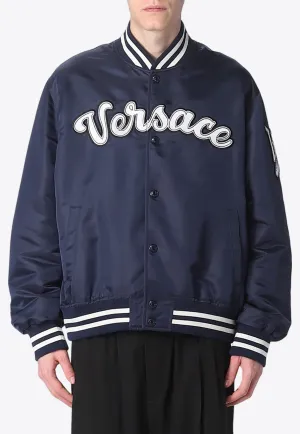 Logo Lettering Bomber Jacket