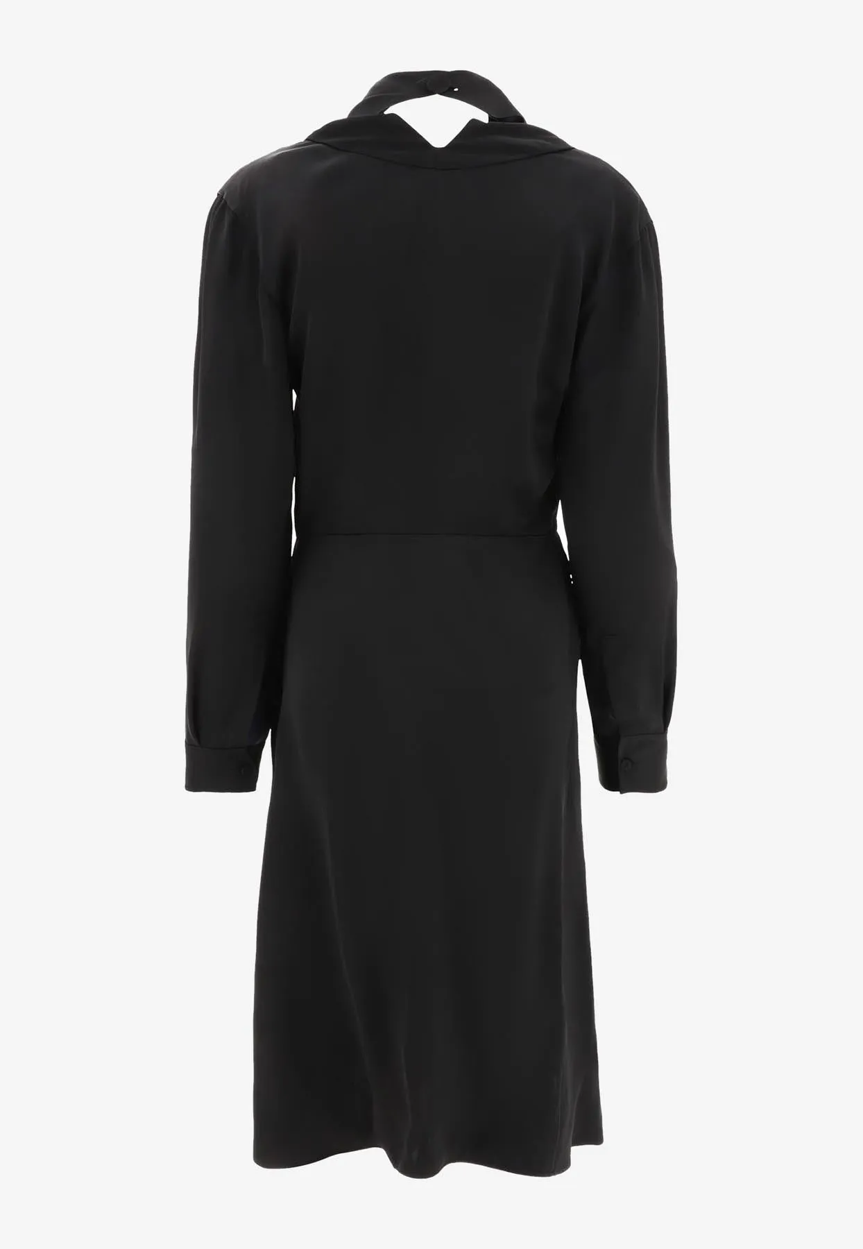 Logo Patch Midi Dress