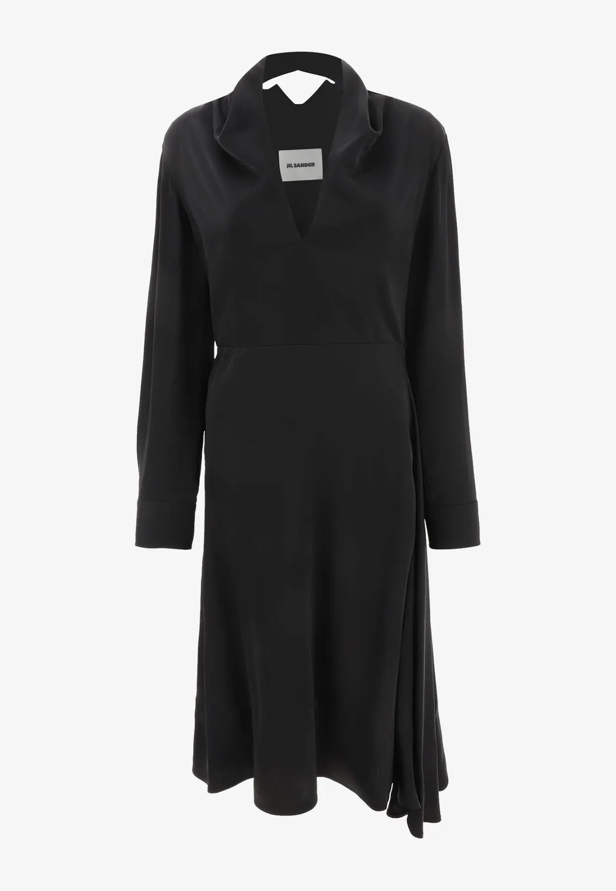 Logo Patch Midi Dress