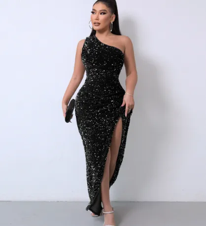 Lotte - Robe De Gala Glamour - Asymétrique Et Séduisante - Femmes