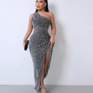 Lotte - Robe De Gala Glamour - Asymétrique Et Séduisante - Femmes