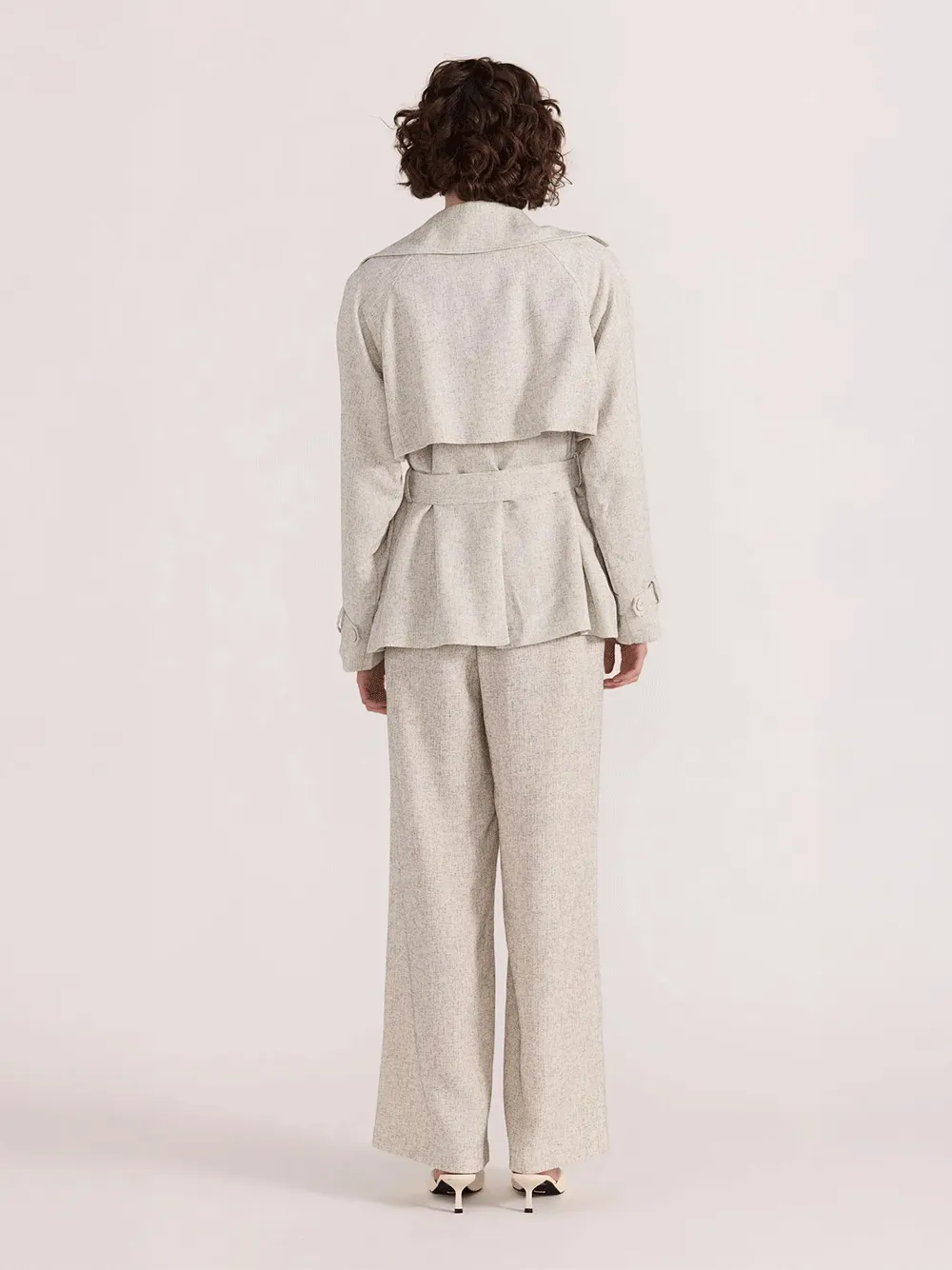 Lucielle Crop Trench Coat