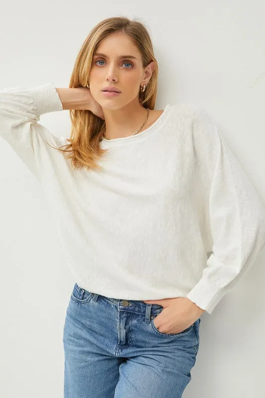 Marina Boat Neck Sweater
