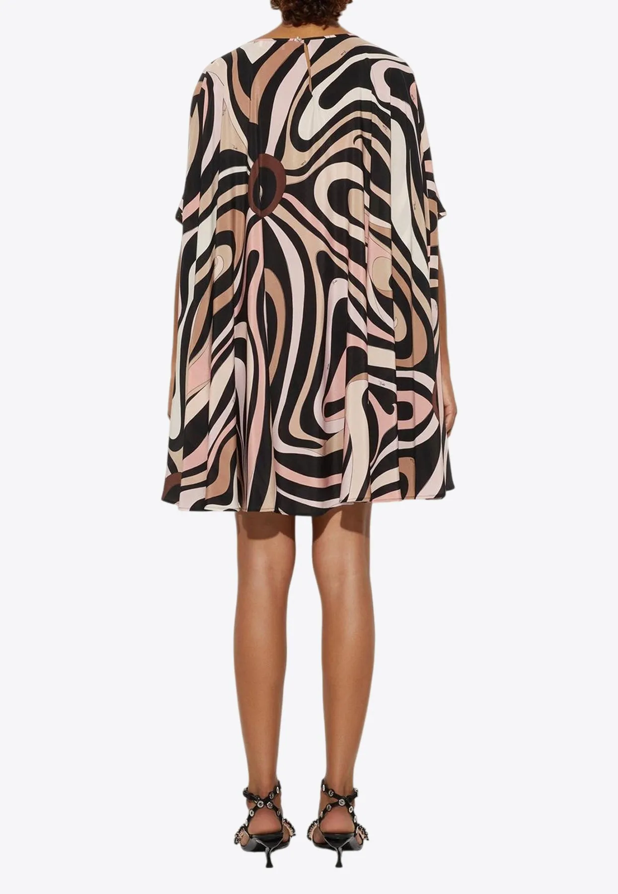 Marmo Print Mini Kaftan