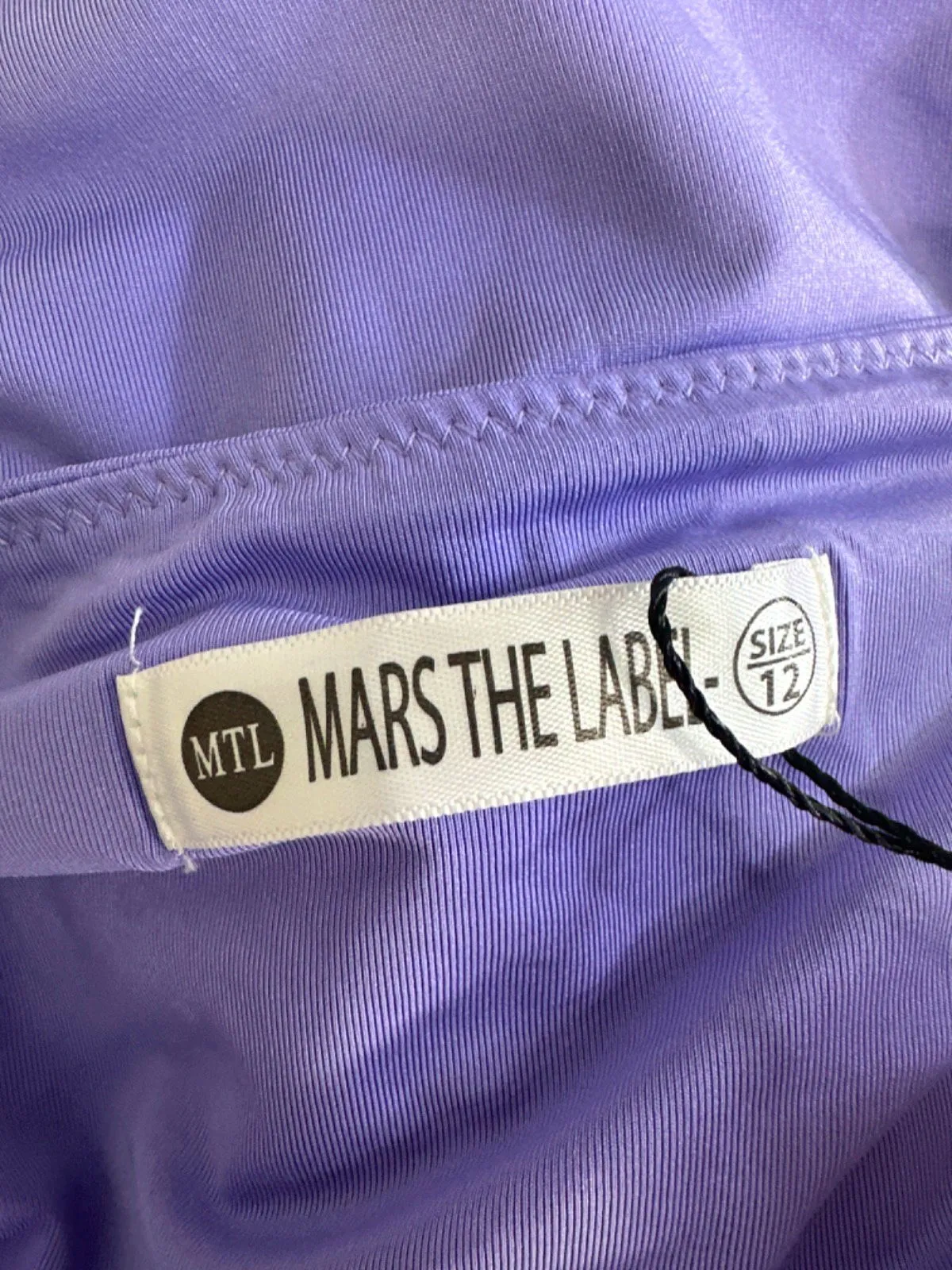 Mars The Label Lilac Cut-Out Bodycon Mini Dress UK 12