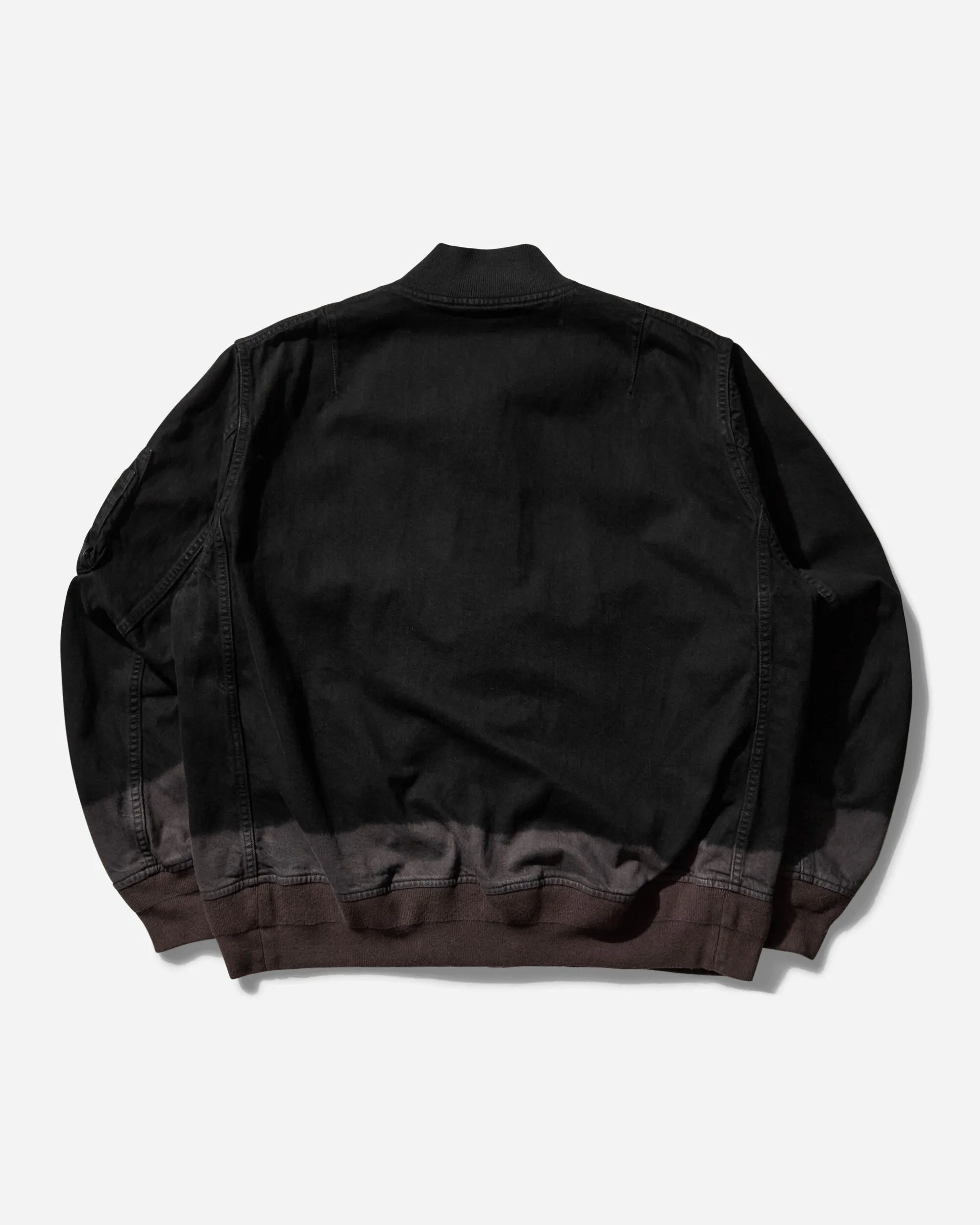Men's Garment Dye Bomber Jacket Black
