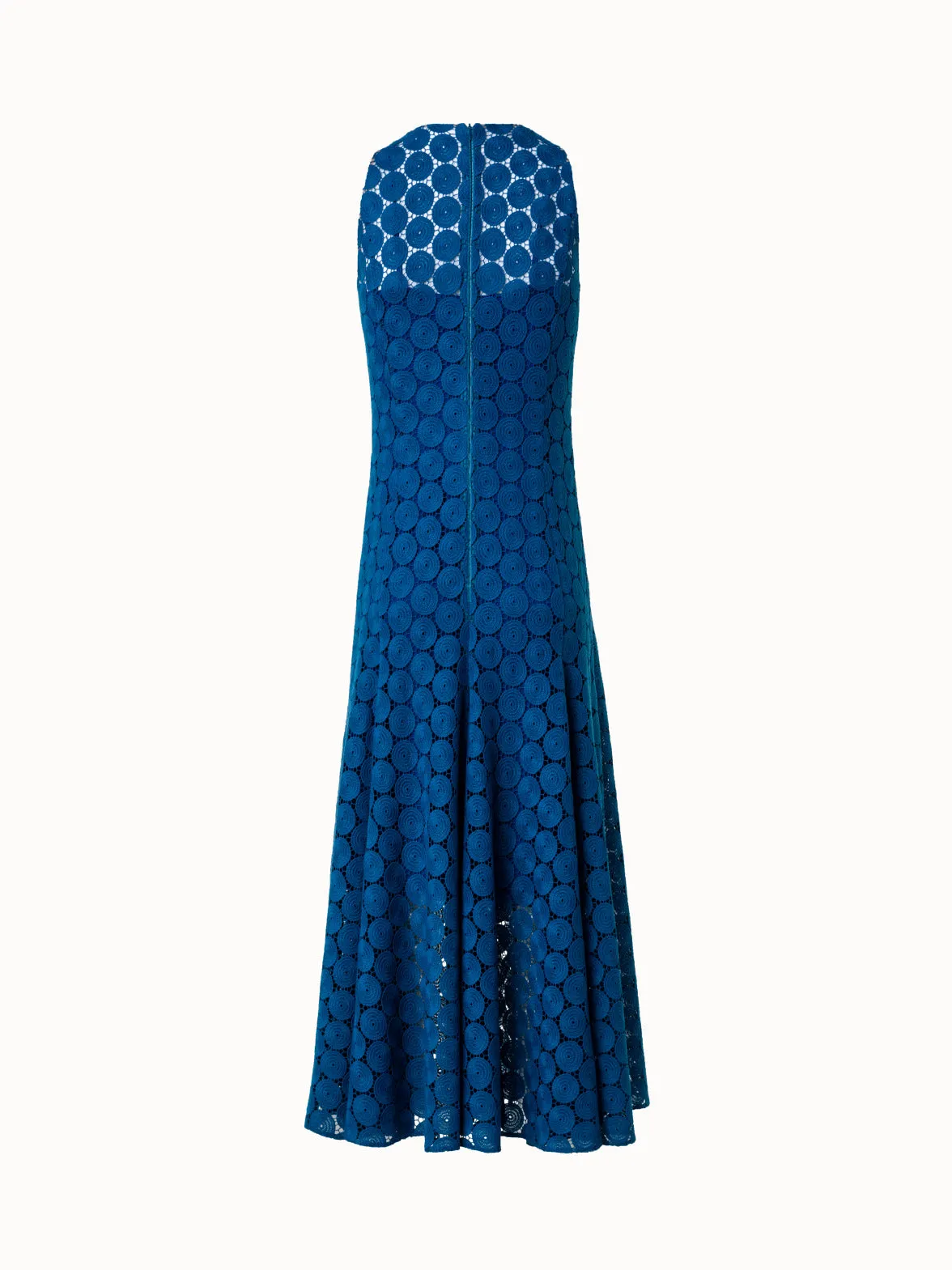 Midi Dress in Dot Guipure Lace