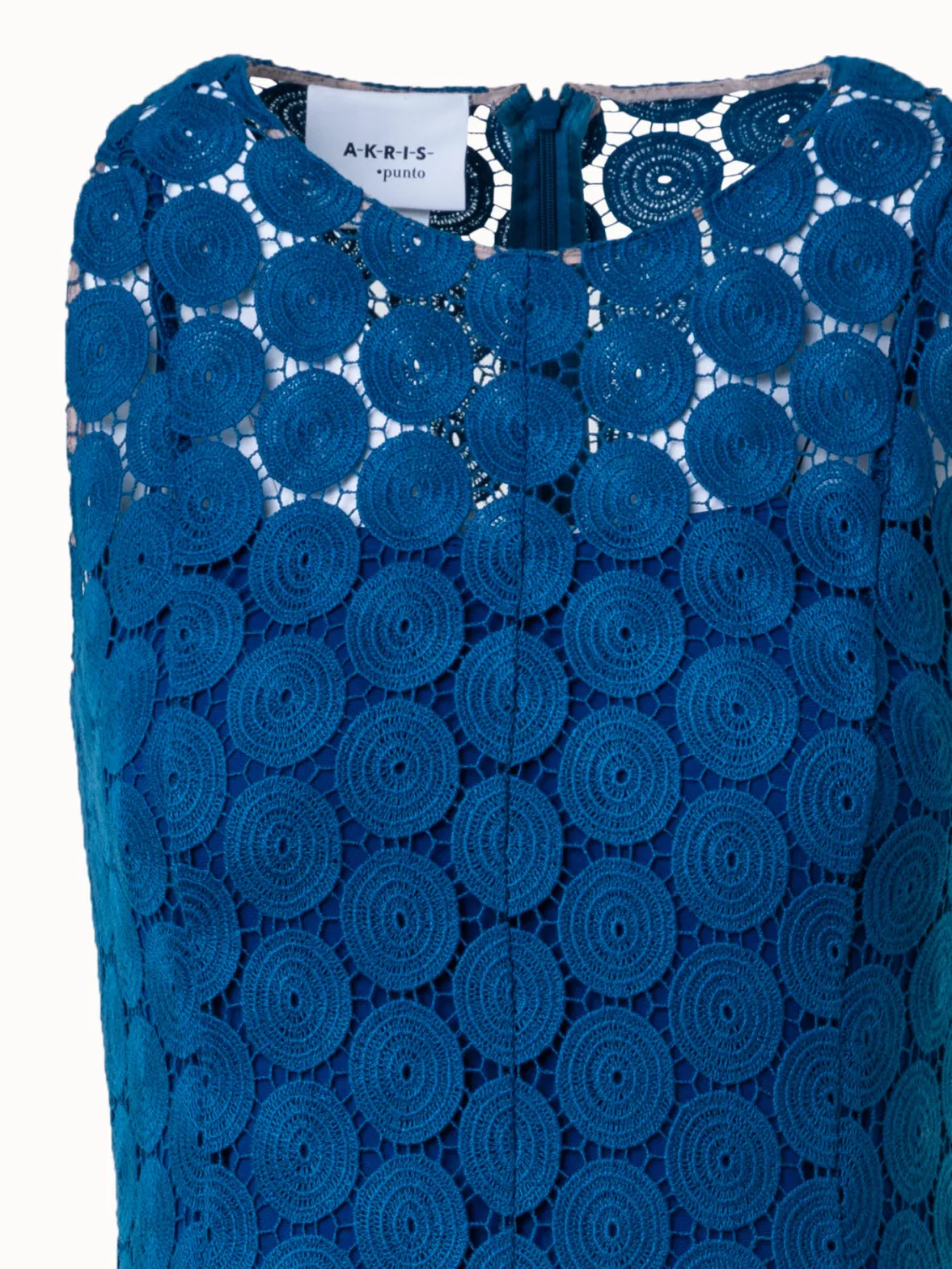 Midi Dress in Dot Guipure Lace