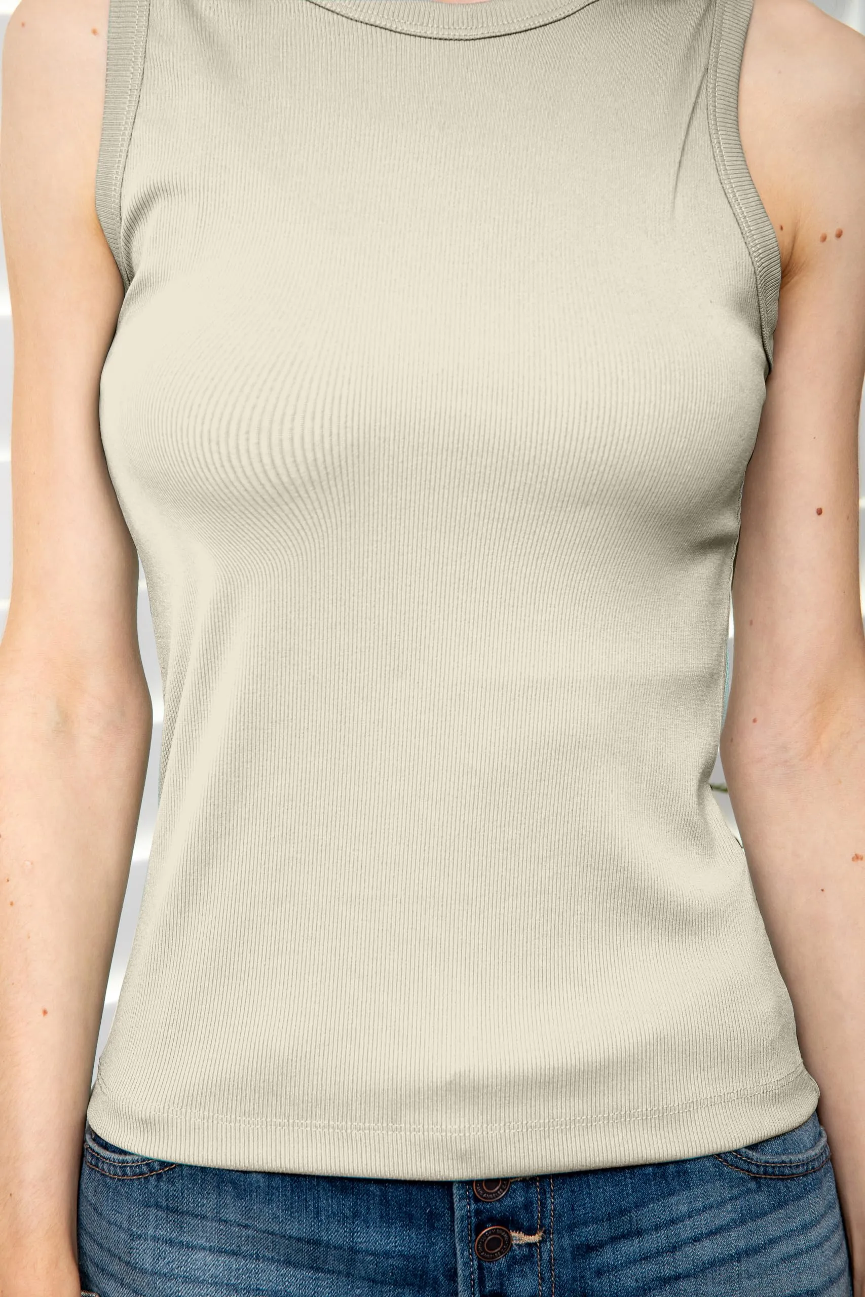 MINT PLUS PINK Women Tank Tops Summer Sleeveless Basic and Casual Cami Tops Shirts Slim Knit Ribbed Blouses