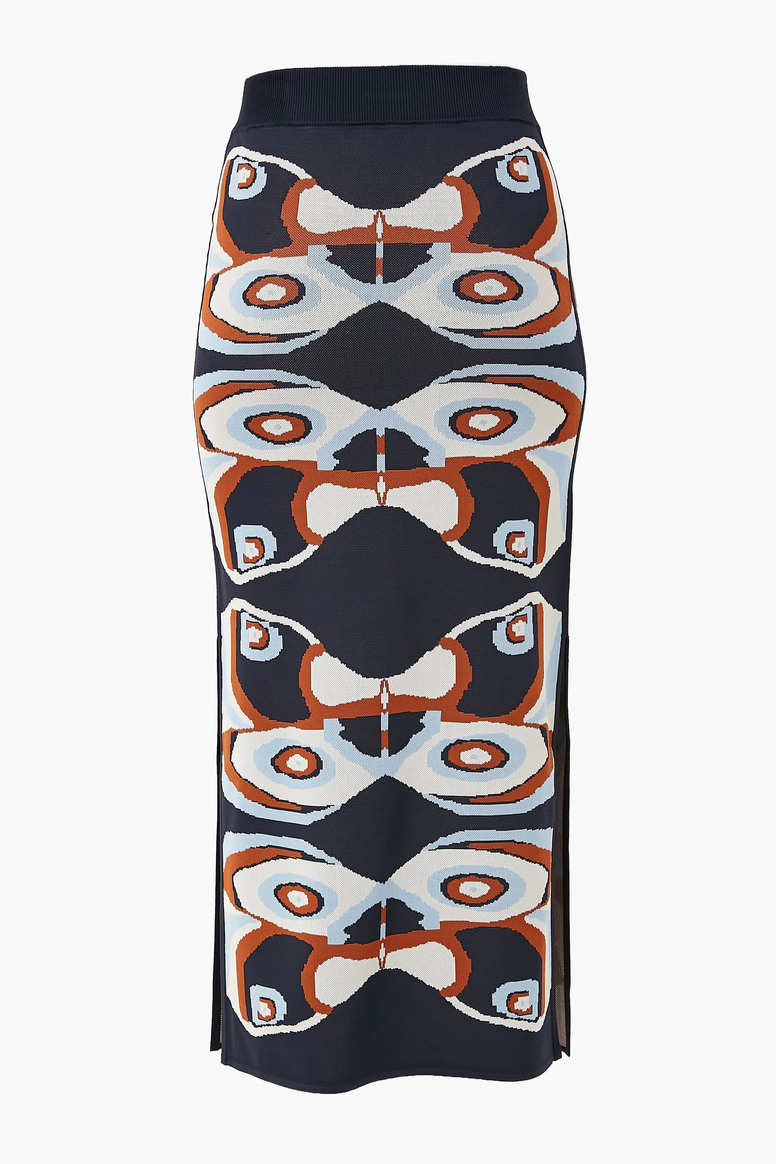 Navy Butterfly Nylah Skirt