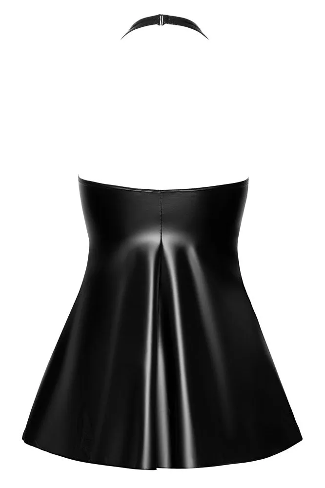 Noir Handmade Short Wetlook Dress