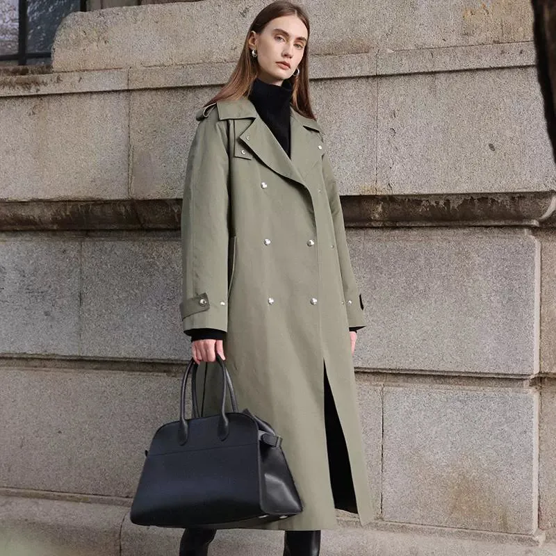 Olive Green Trench Coat