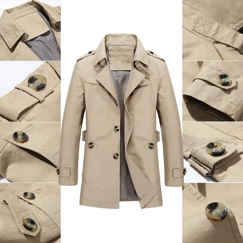 Parker - Streetwear Trenchcoat Für Männer