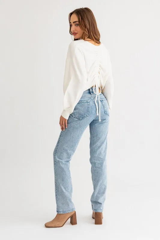 PARTY IN THE BACK SWEATER