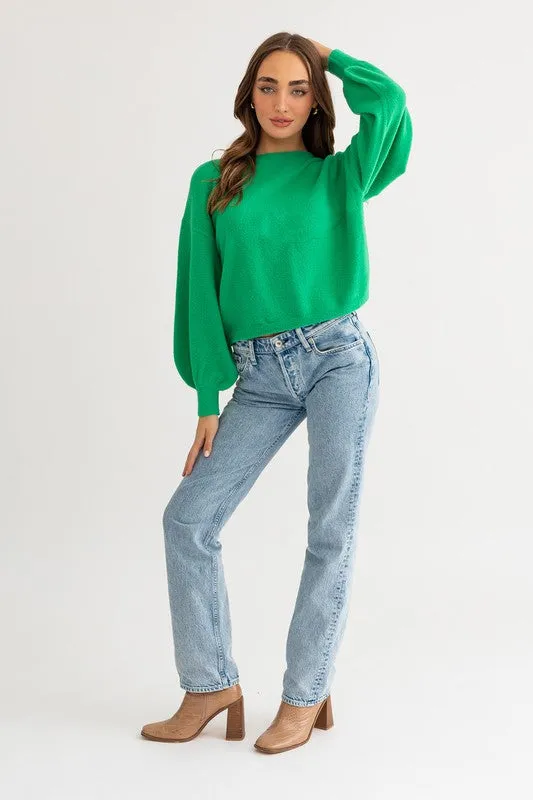 PARTY IN THE BACK SWEATER