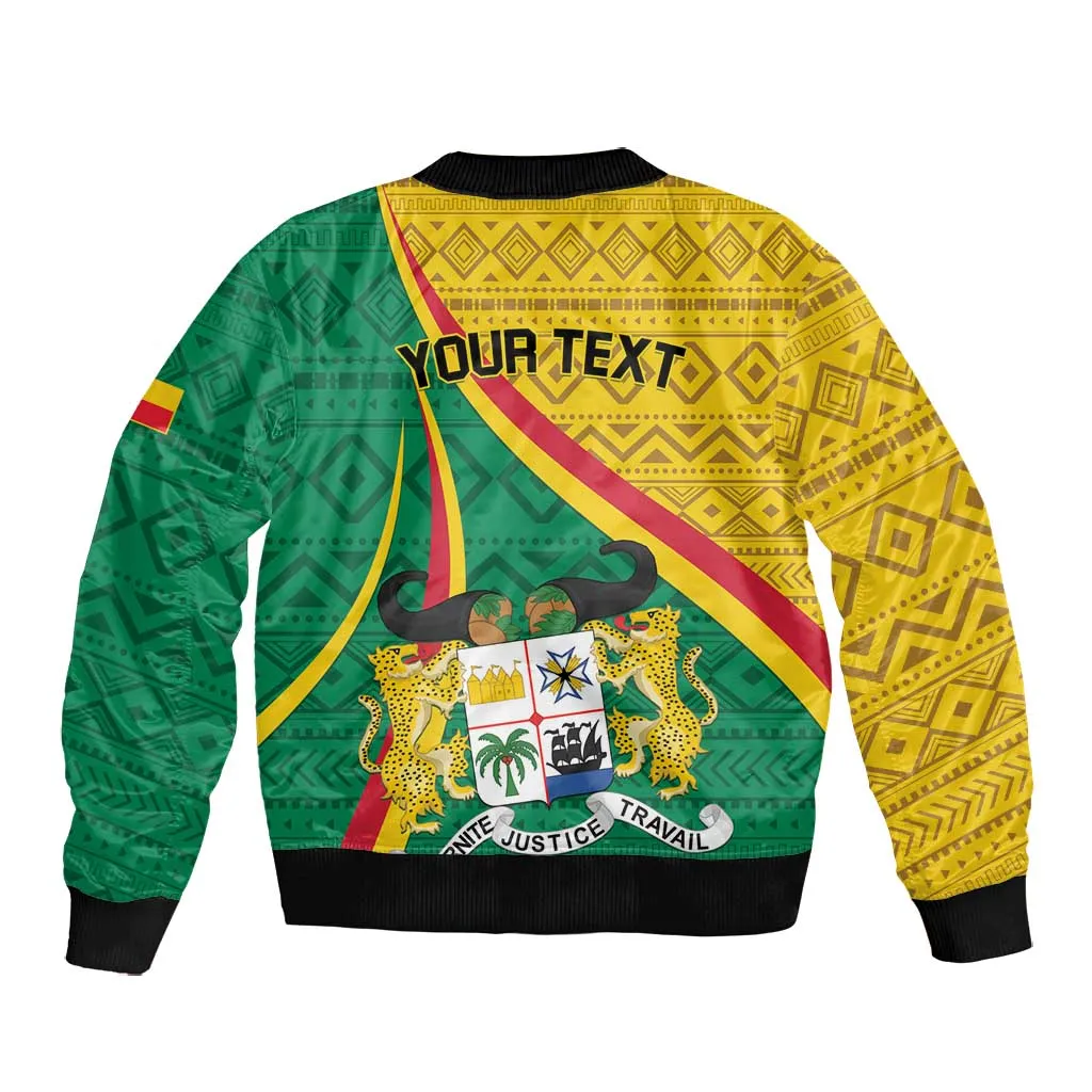 Personalized Benin Independence Day 1960 Bomber Jacket Fraternite Justice Travail LT01