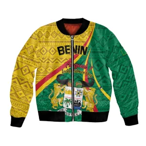 Personalized Benin Independence Day 1960 Bomber Jacket Fraternite Justice Travail LT01