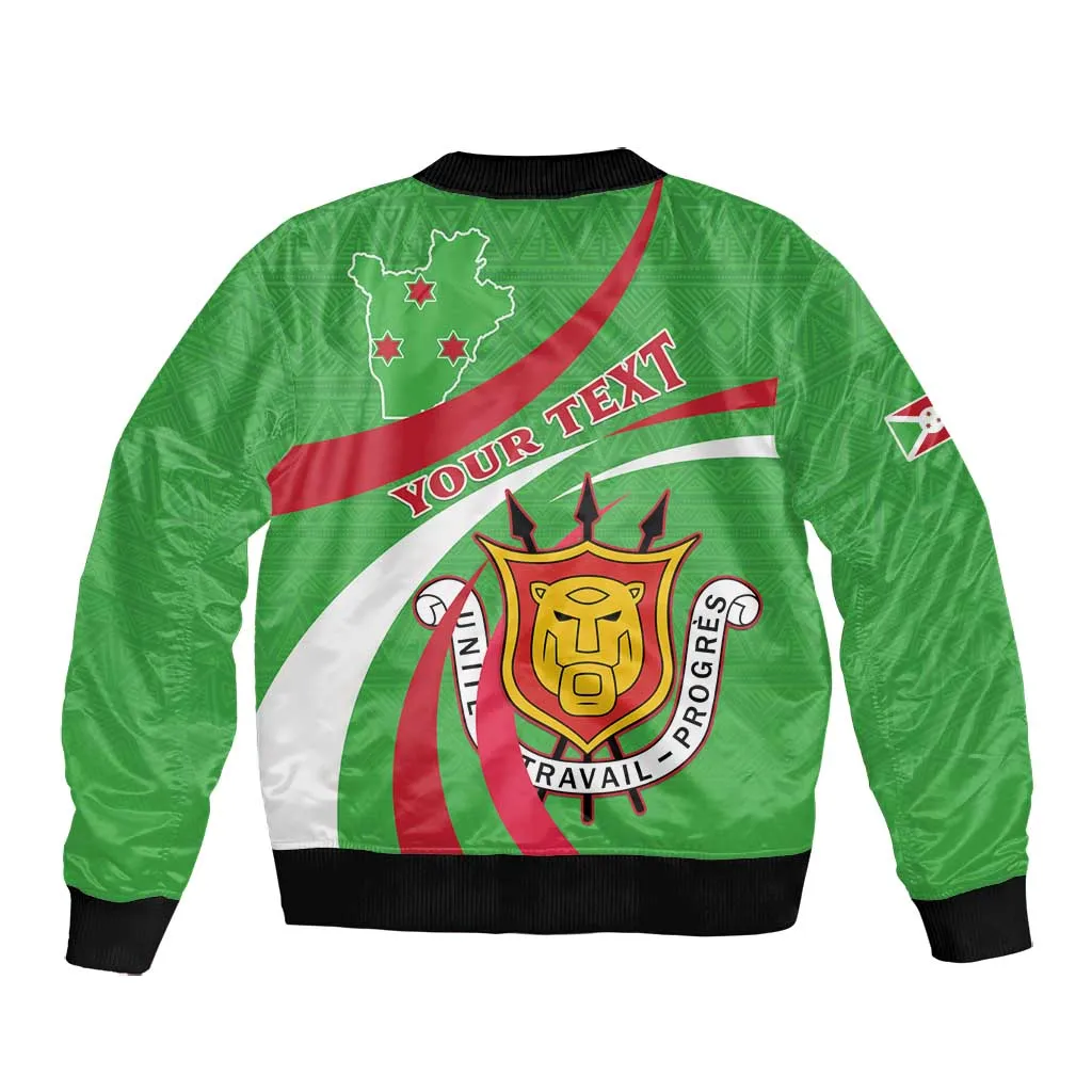Personalized Burundi Bomber Jacket 63rd Anniversary of Independence LT15