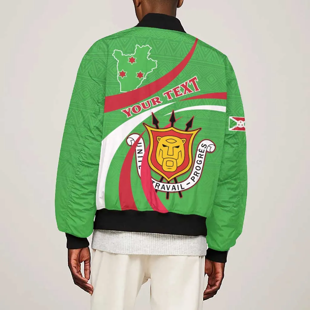 Personalized Burundi Bomber Jacket 63rd Anniversary of Independence LT15