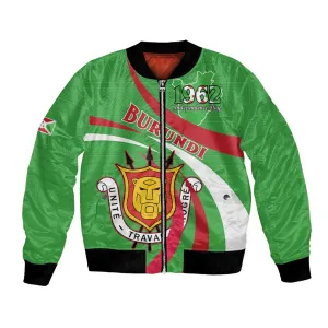 Personalized Burundi Bomber Jacket 63rd Anniversary of Independence LT15