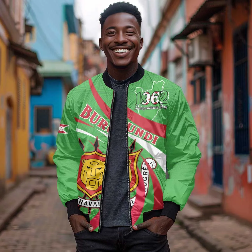 Personalized Burundi Bomber Jacket 63rd Anniversary of Independence LT15