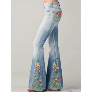 Pilar® | Flared jeans with flowers