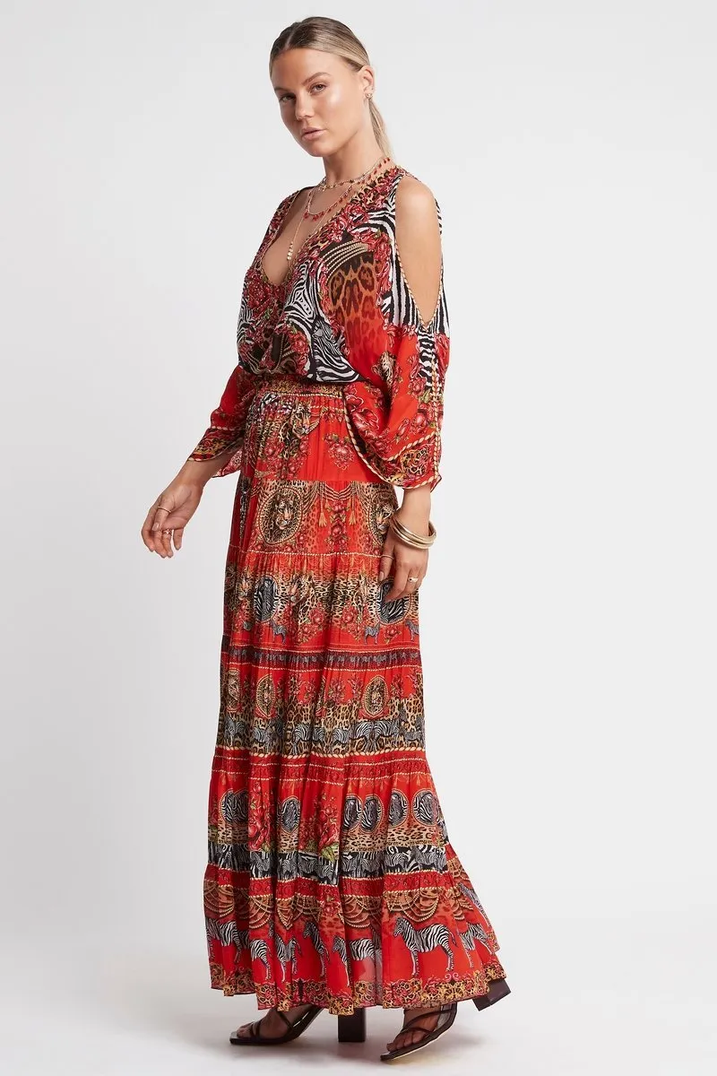 POWER AND PASSION MAXI SKIRT