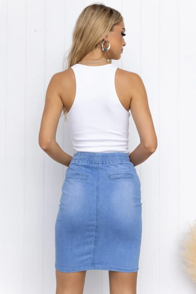 Quadi Denim Skirt