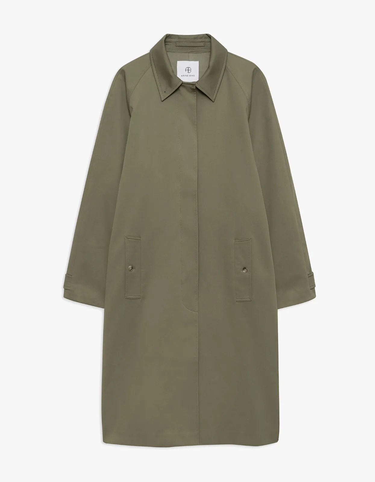 Randy Oversized Trench - Olive