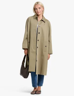 Randy Oversized Trench - Olive