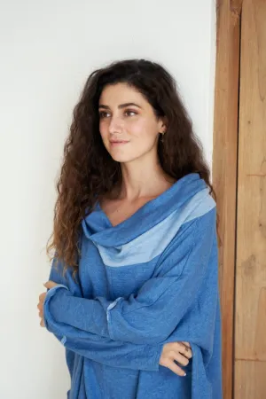 Reversible Cowl Tunic Top