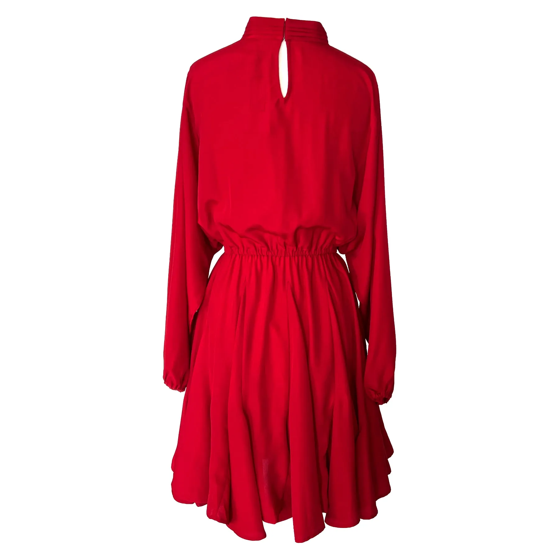 Rhode Red High Neck Long Sleeve Mini Dress Size L