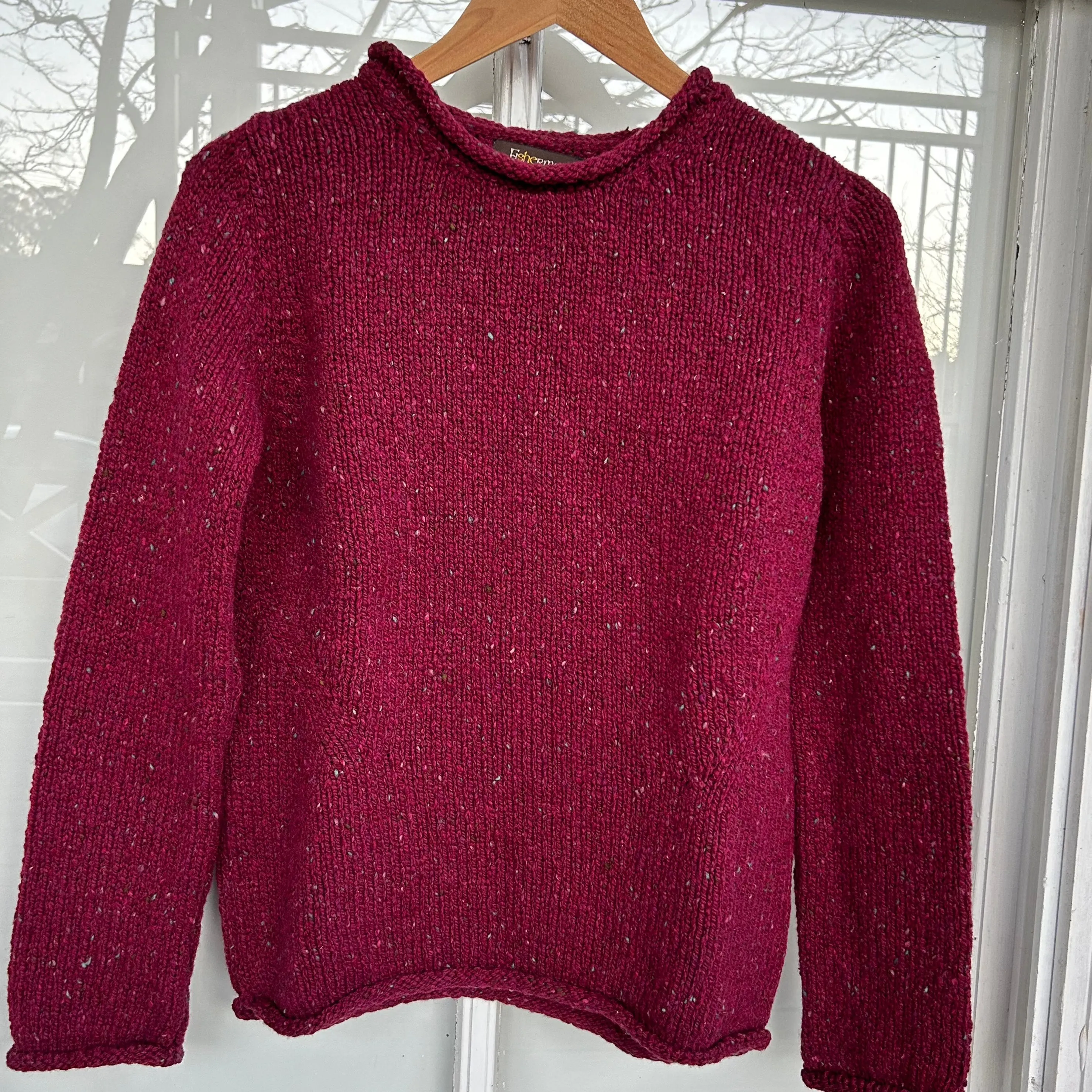 Rolled Edge Tunic - Berry