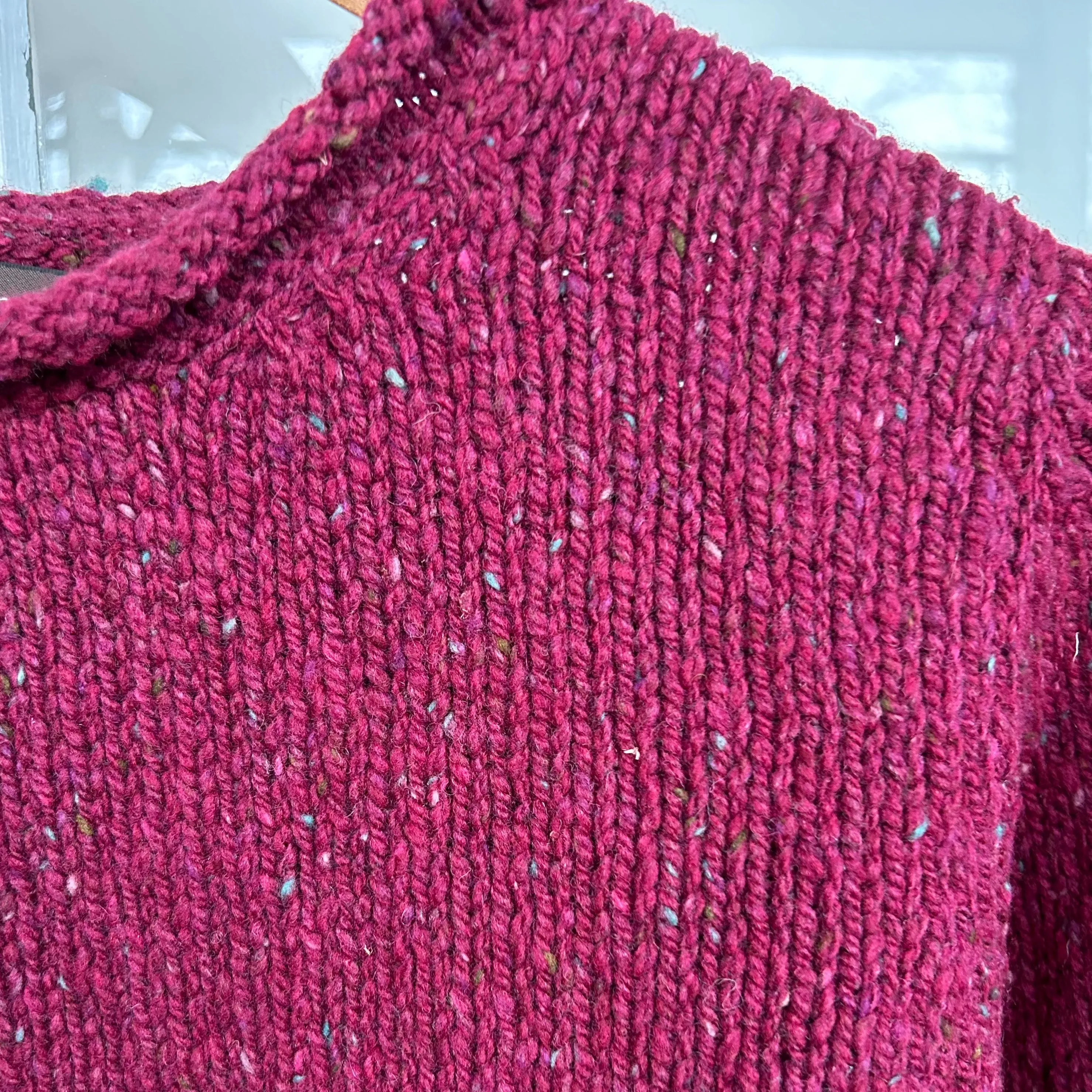 Rolled Edge Tunic - Berry