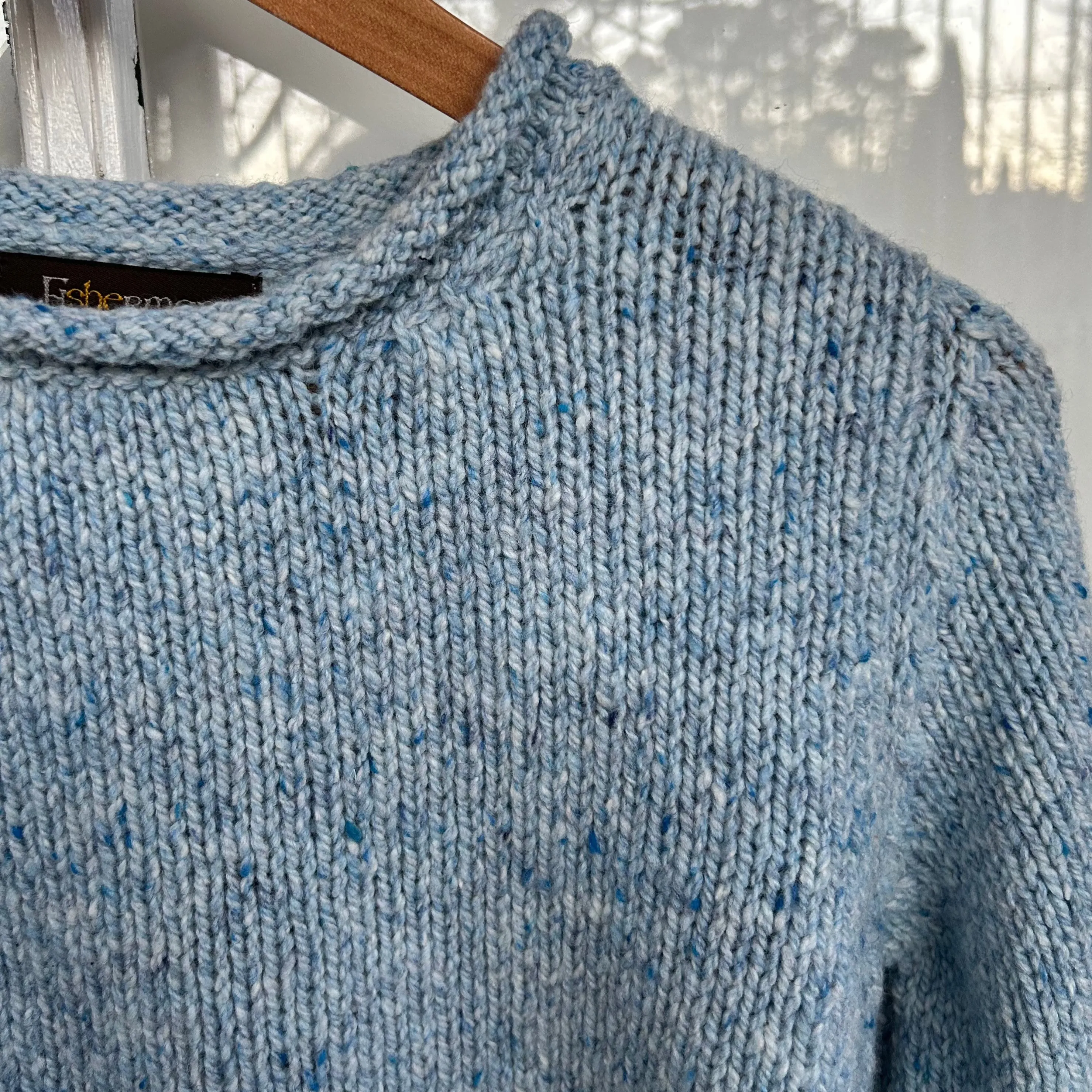 Rolled Edge Tunic - Blue Mist