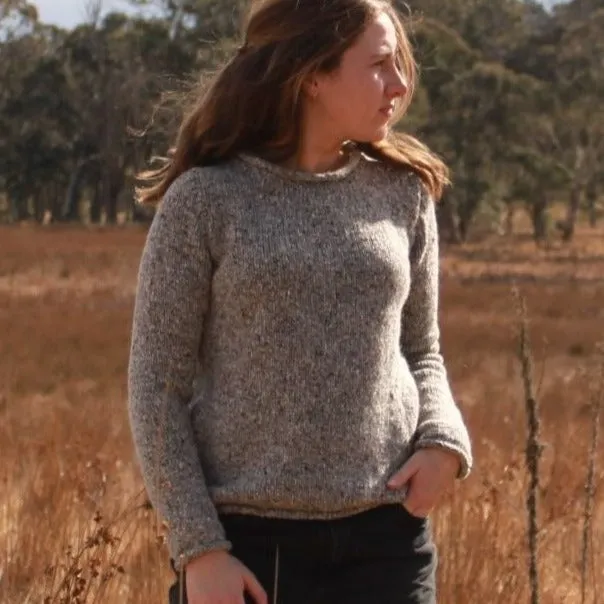 Rolled Edge Tunic - Porridge