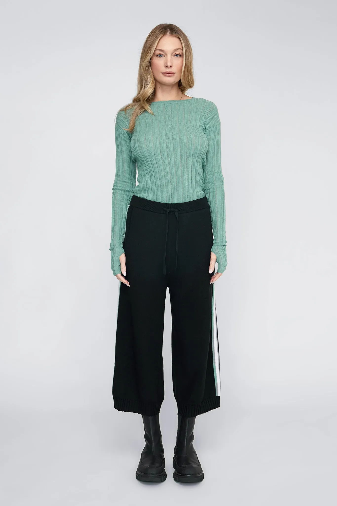 ROUNDED VENEER TUNIC